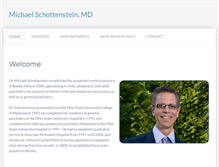 Tablet Screenshot of michaelschottensteinmd.com
